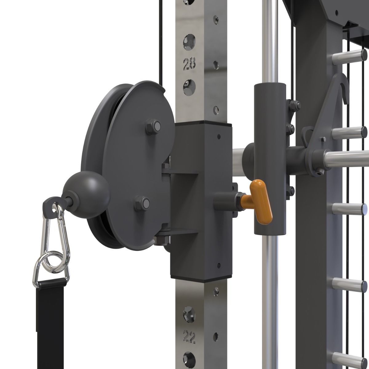 Multigym B1 Double Poulie 240 kg x 2, Multipower, Dips, Presse à jambes, Aviron, Squats et Accessoires