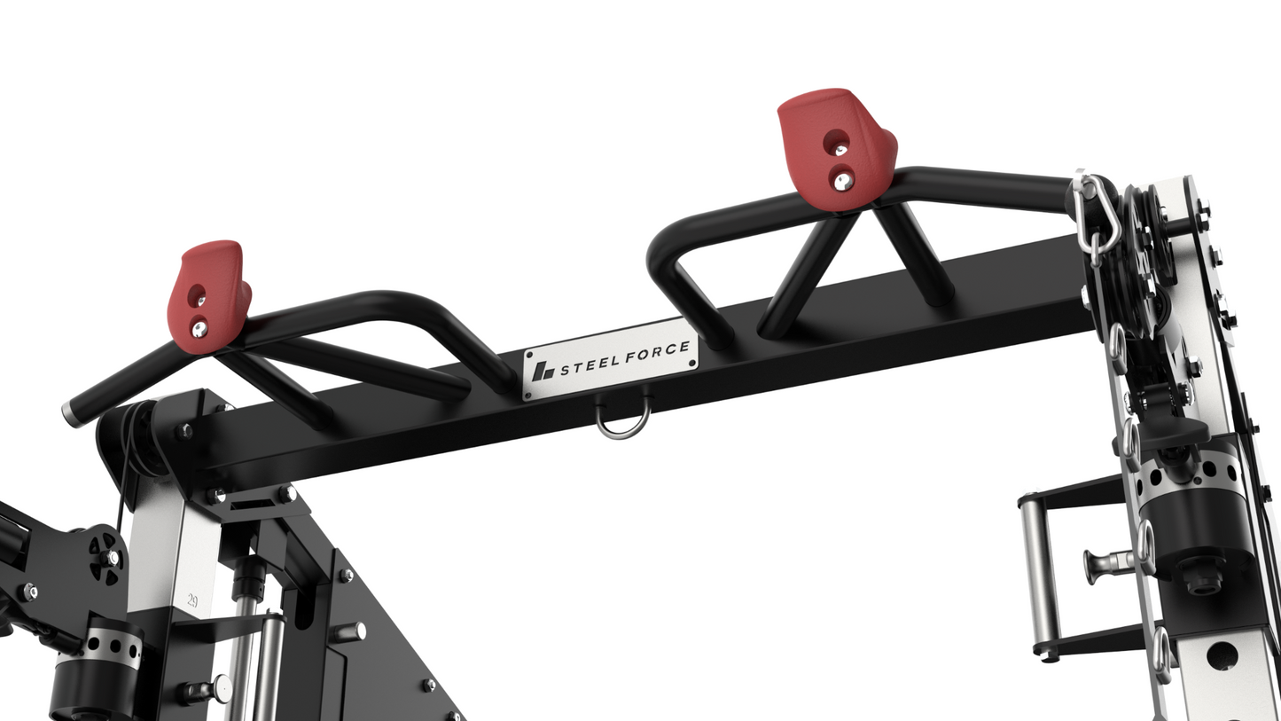 Multigym BPRO500 Double Poulie, Multipower, Presse à Jambes et Accessoires