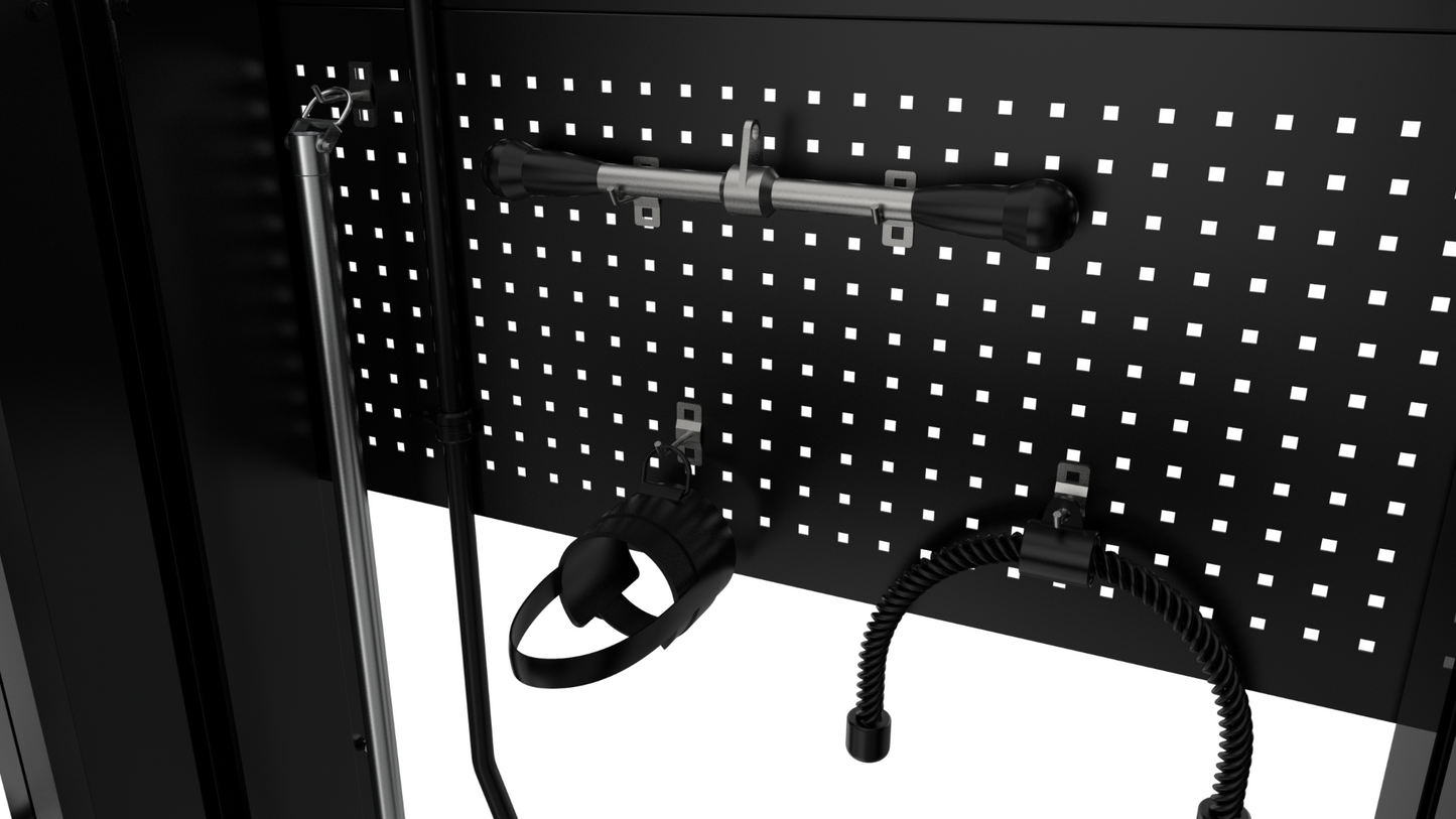 Multigym BPRO500 Double Poulie, Multipower, Presse à Jambes et Accessoires