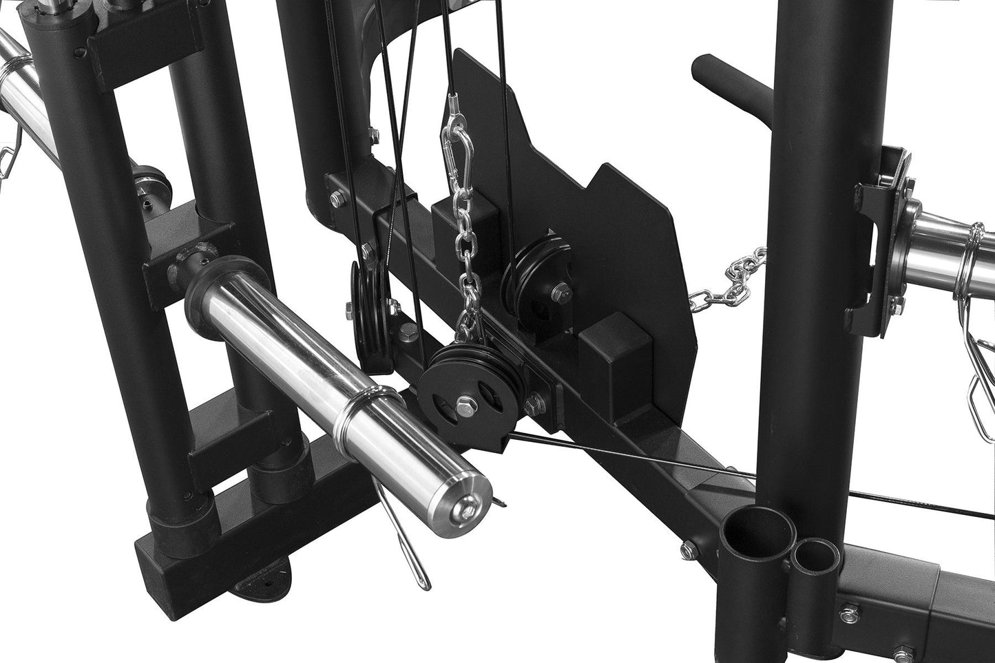 Binom Steel Force B11 Multigym, Double Poulie, Power Rack, Multipower, Leg Press et Accessoires