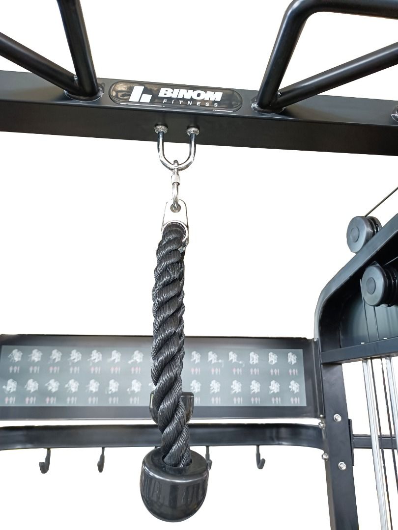 Binom Steel Force B21 avec 100Kg x2, Multigym, Bras Mobiles, Double Poulie, Power Rack, Multipower, Leg Press et accesories